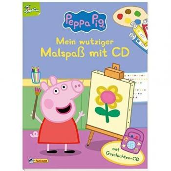 Peppa: Mein wutziger Malspaß mit CD: Mit Geschichten-CD (Peppa Pig)
