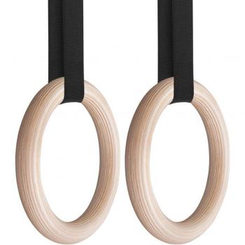 Anillos de Madera para Ejercicio en Casa