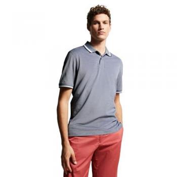 Poloshirt BUGATTI Gr. XL, blau (dunkelblau), Herren, 100% Baumwolle