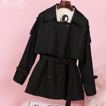 Fall Winter Plus Size Double Breasted Coat