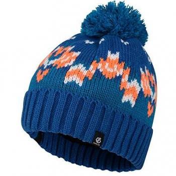 Dare 2B Agitate Strickbeanie mit Fleece für Jungen – Oxford Blau/Vibrant Orange, Altersgruppe 7–10