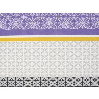 Colcha “Loneta” estilo Aruba, acabado en malva, 250 g/m²