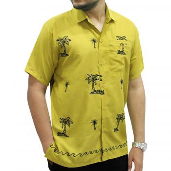 Holiday Island Mustard Athletic Shirt XXL
