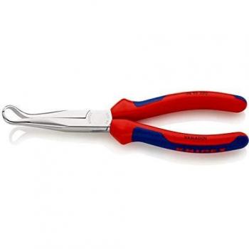 KNIPEX 38 95 200 Chrome Mechanic's Pliers with Multi-Component Handles, 200mm