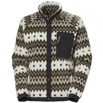 Helly Hansen Women’s Printed Pile Snap Fleece – White XS