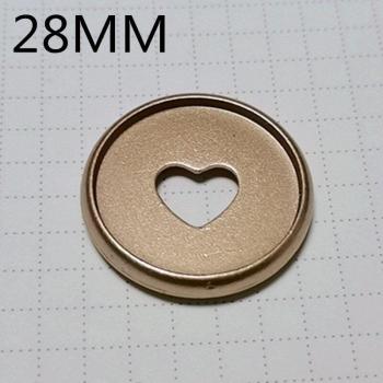 100PCS 28MM Frosted Binding Buckle