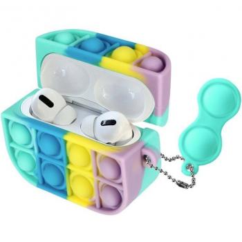 Custodia in Silicone a 2 Parti per AirPods Pro e Pro 2 Bubble Pop