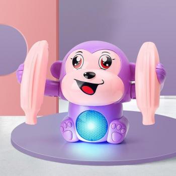 Musical Tumbling Monkey Baby Toy with Educational Features