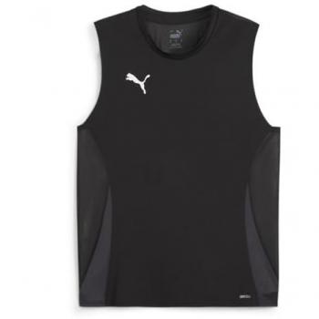 Puma teamGOAL Herren Fußballtrikot ärmellos schwarz XL