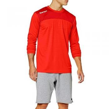 Kempa Emotion Langarm-Sweatshirt rot