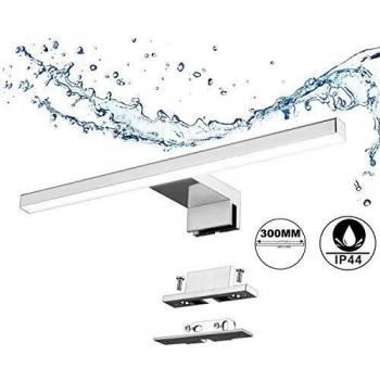 Specchio Luminoso Aogled 5W 30cm, Neutralweiß 4000K, IP44, edelstahl