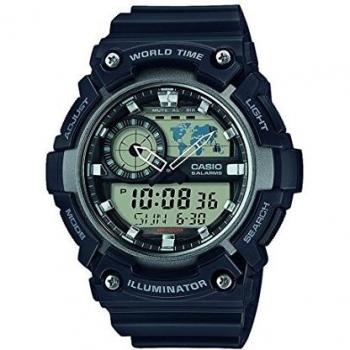AEQ‑200W Casio Herren Uhr, analog & digital im Resin‑Armband