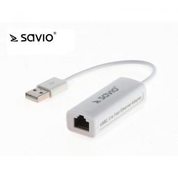 SAVIO CL-24 USB Fast Ethernet Adapter