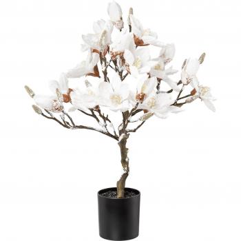 Winterzauber Kunstpflanze – Weihnachtsdeko, 58 cm hoch