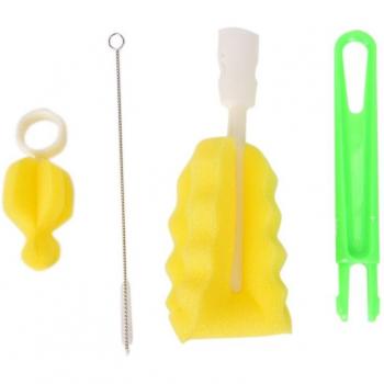 3Pcs Child Bottle Brush Set with Handle