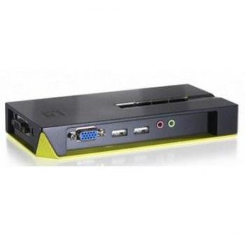 KVM 4‑port LevelOne KVM‑0421, bureau