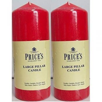 Red Pillar Candle Large