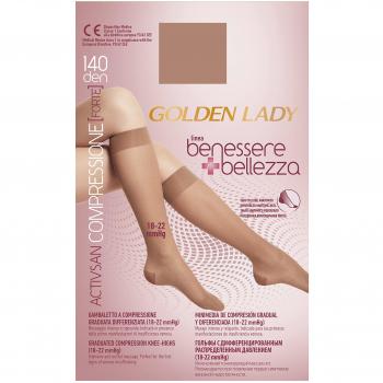 Benessere e Bellezza Gambaletto 140 Den Colore Dorè Naturel Taglia XL da Golden Lady per