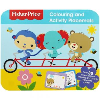 Fisher Price Childrens Colouring & Activity Placemats Gift Xmas Stocking Filler