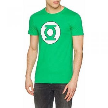Bright Green Green Lantern Logo T‑Shirt for Men – DC Comics, Large