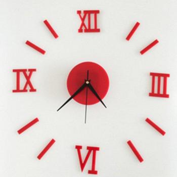 Reloj de Pared Grande con Pegatinas Modernas