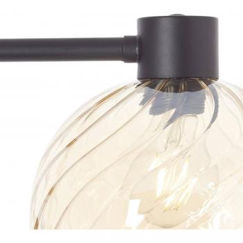 Lampada da terra Casto Brilliant 150 cm ambra vetro/metallo