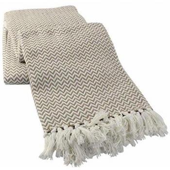 Safi Contemporary Chevron Weave Throw 170cm X 200cm