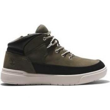 Scarpe da trekking Timberland Seneca Bay verde scuro junior con suola piatta