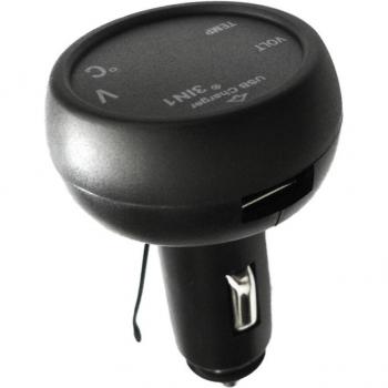 Automotive Digital Voltage Thermometer -10~80°C with LED Display