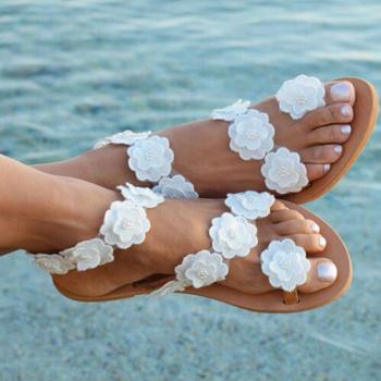 Sandalia de Verano Floral para Ella