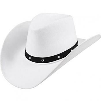 Chapeau Western Blanc Adulte