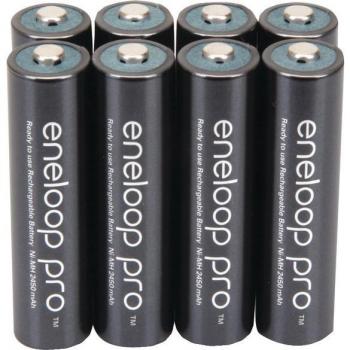 Panasonic eneloop Rechargeable XX Batteries (AAA; 8 pk)