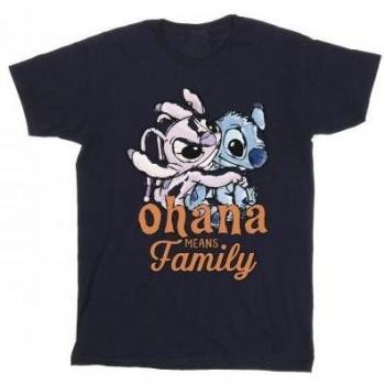 Maglietta Disney Lilo e Stitch Ohana per Bambini