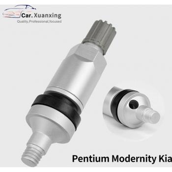 TPMS‑10 Reifenventil‑Set (Pentium, Hyundai, Kia) – Hochdruck‑Aluminium Sensor