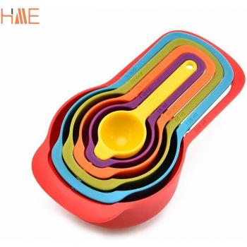 Pack 6 cuillères à mesurer en plastique
