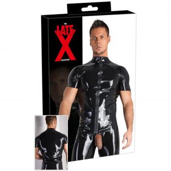 Top latex zippé