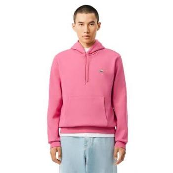 Hoodie Lacoste rose pour homme