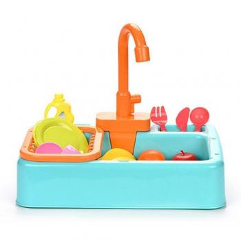 Juguetes de rol de cocina con lavavajillas para niñas