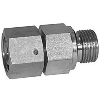 Riegler Einstellbare Gerade Dichtkegelverschraubung, G 1/8, Ø6mm, FKM