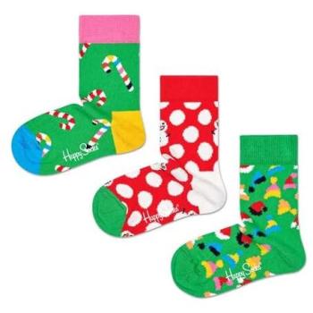 Happy Socks Niños 3-Pack Cortos Estampados Navidad Talla 0-12M