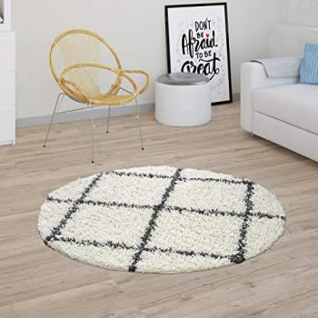 Tapis Scandinave Poils Longs Beige 200 cm