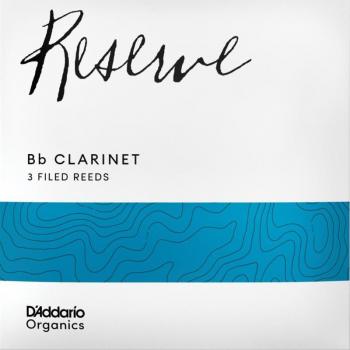 D’Addario ODCR0335 3‑Pack Organic Reserve Clarinet Reeds
