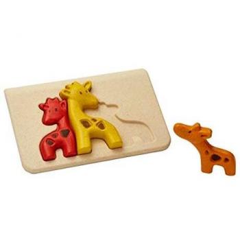 Puzzle en bois girafes