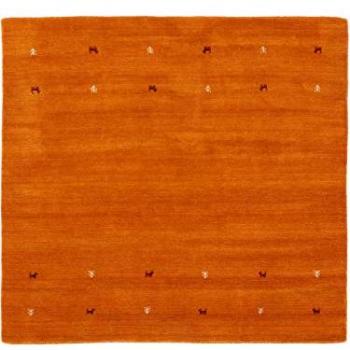 Carpetfine Wool Gabbeh Orange Square Rug 250cm