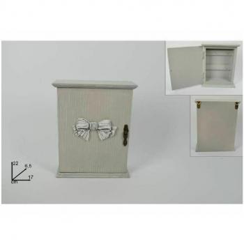 Boîte de rangement pour clés en bois 17x22x6.5cm