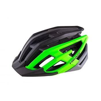 Head Bike Casco Mtb W19 G302 con finitura opaca nera e verde