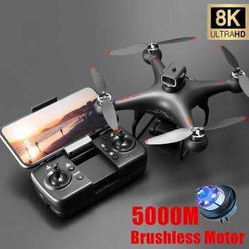 Nouveau S116 Mini Quadcopter Drone 8K HD met Dubbele Camera WIFI FPV en Obstakel Vermijding Borstelloze Motor 1 batterij zwart