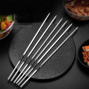Reusable Stainless Steel Barbecue Skewers