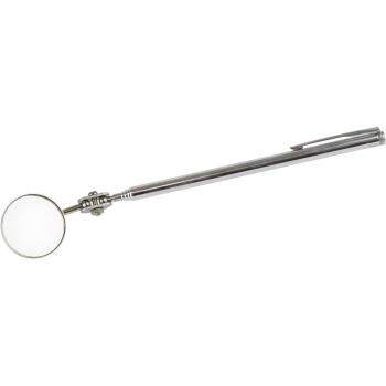 AB Tools 1‑1/4″ Telescopic Inspection Mirror – Extended Length, Rubber Handle (TE645)