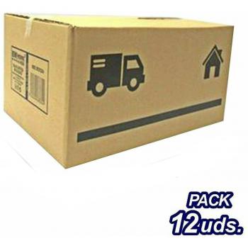 Set de 12 Cajas de Cartón para Mudanza